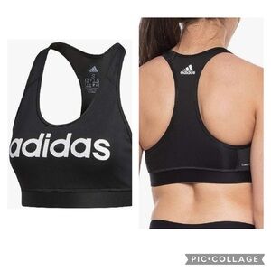 Adidas Black Racerback Sports Bra XL